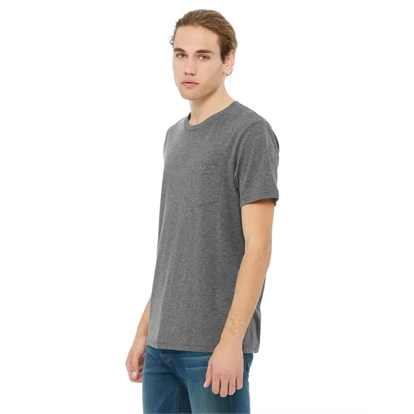 Bella + Canvas Men's Jersey Short-Sleeve Pocket T-Shirt - Bella + Canvas Men's Jersey Short-Sleeve Pocket T-Shirt - Image 45 of 63