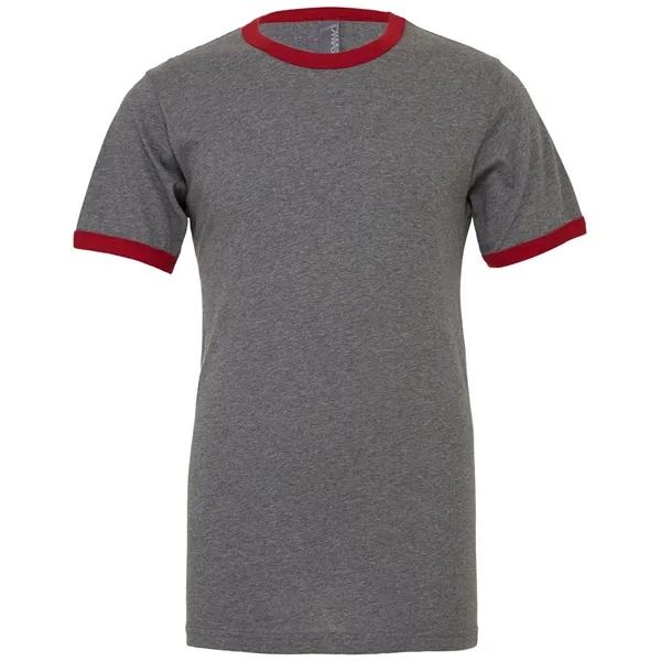 Bella + Canvas Men's Jersey Short-Sleeve Ringer T-Shirt - Bella + Canvas Men's Jersey Short-Sleeve Ringer T-Shirt - Image 3 of 7