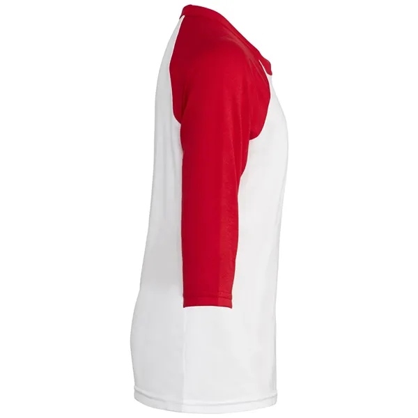 Bella + Canvas Youth Three-Quarter Sleeve Baseball T-Shirt