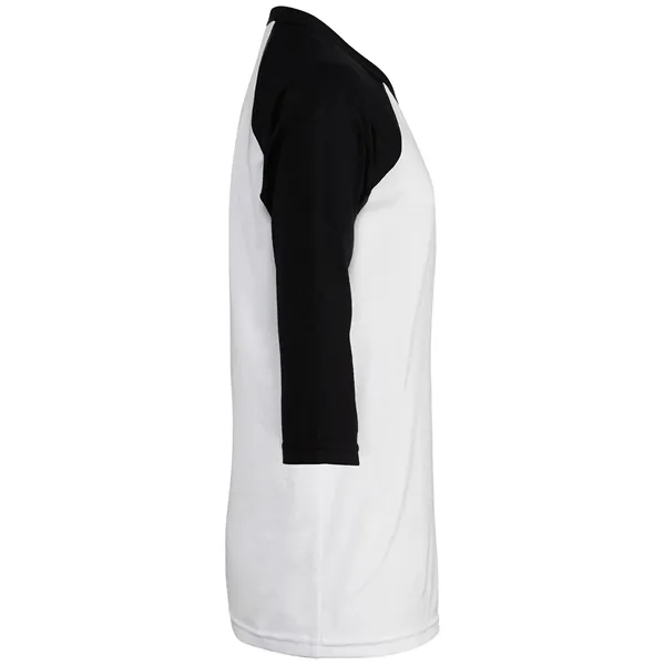 Bella + Canvas Youth Three-Quarter Sleeve Baseball T-Shirt