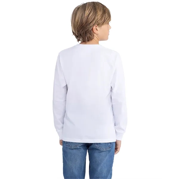 Next Level Apparel Youth Cotton Long Sleeve T-Shirt - Next Level Apparel Youth Cotton Long Sleeve T-Shirt - Image 1 of 27