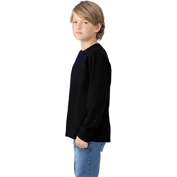 Next Level Apparel Youth Cotton Long Sleeve T-Shirt - Next Level Apparel Youth Cotton Long Sleeve T-Shirt - Image 10 of 27