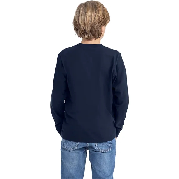 Next Level Apparel Youth Cotton Long Sleeve T-Shirt - Next Level Apparel Youth Cotton Long Sleeve T-Shirt - Image 24 of 27