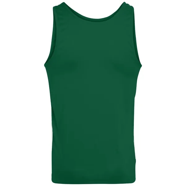 Youth Wicking Polyester Sleeveless Jersey with Contrast I... - Youth Wicking Polyester Sleeveless Jersey with Contrast I... - Image 16 of 23