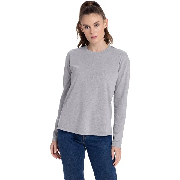 Next Level Apparel Ladies' Relaxed Long Sleeve T-Shirt - Next Level Apparel Ladies' Relaxed Long Sleeve T-Shirt - Image 5 of 29