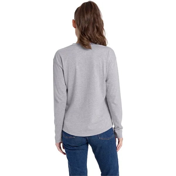 Next Level Apparel Ladies' Relaxed Long Sleeve T-Shirt - Next Level Apparel Ladies' Relaxed Long Sleeve T-Shirt - Image 6 of 29