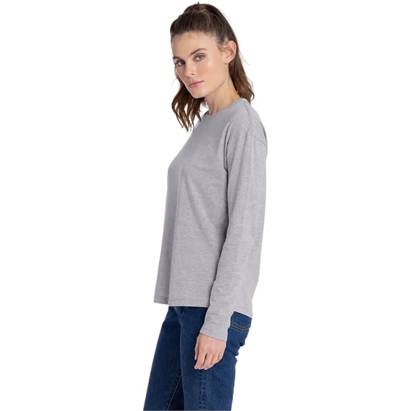 Next Level Apparel Ladies' Relaxed Long Sleeve T-Shirt - Next Level Apparel Ladies' Relaxed Long Sleeve T-Shirt - Image 7 of 29