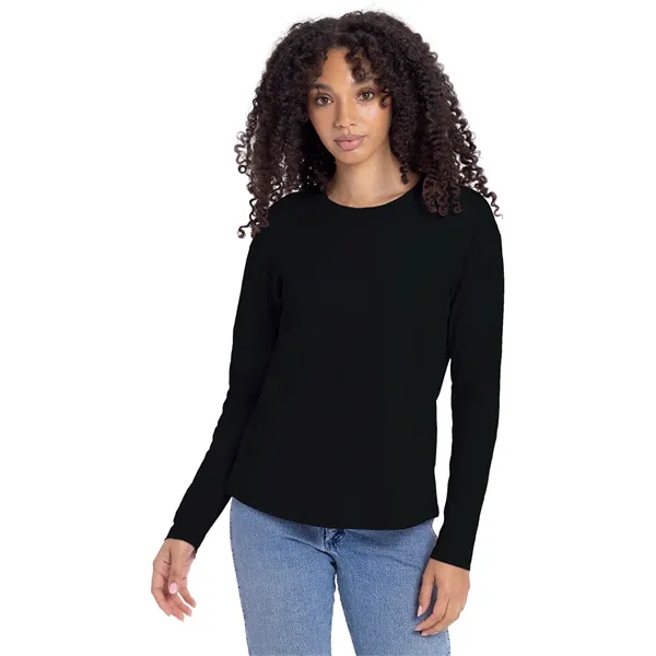 Next Level Apparel Ladies' Relaxed Long Sleeve T-Shirt - Next Level Apparel Ladies' Relaxed Long Sleeve T-Shirt - Image 10 of 29