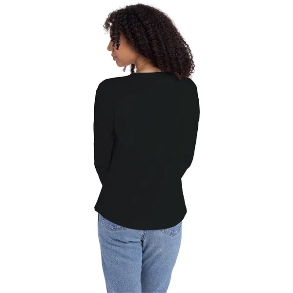 Next Level Apparel Ladies' Relaxed Long Sleeve T-Shirt - Next Level Apparel Ladies' Relaxed Long Sleeve T-Shirt - Image 11 of 29