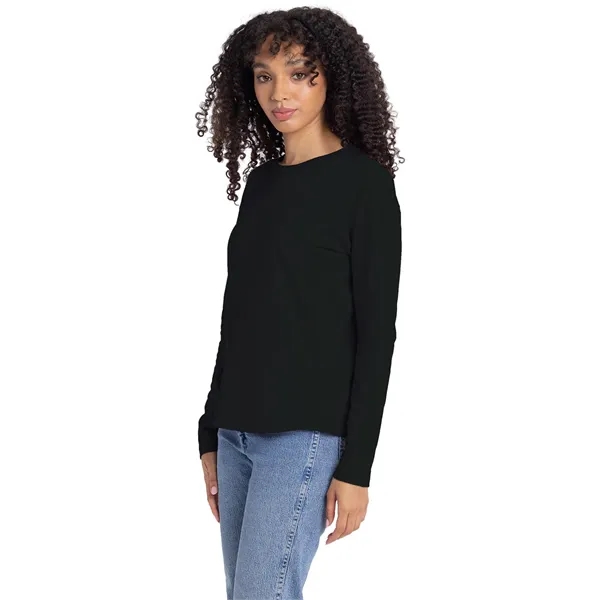 Next Level Apparel Ladies' Relaxed Long Sleeve T-Shirt - Next Level Apparel Ladies' Relaxed Long Sleeve T-Shirt - Image 12 of 29