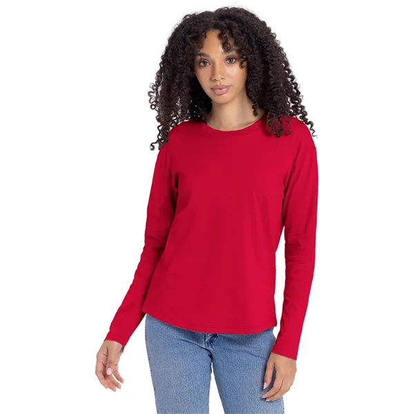 Next Level Apparel Ladies' Relaxed Long Sleeve T-Shirt - Next Level Apparel Ladies' Relaxed Long Sleeve T-Shirt - Image 15 of 29