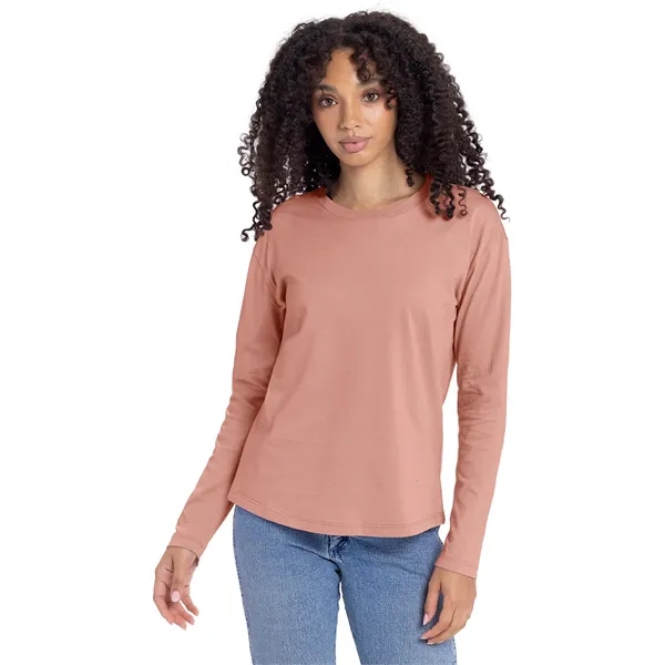 Next Level Apparel Ladies' Relaxed Long Sleeve T-Shirt - Next Level Apparel Ladies' Relaxed Long Sleeve T-Shirt - Image 25 of 29