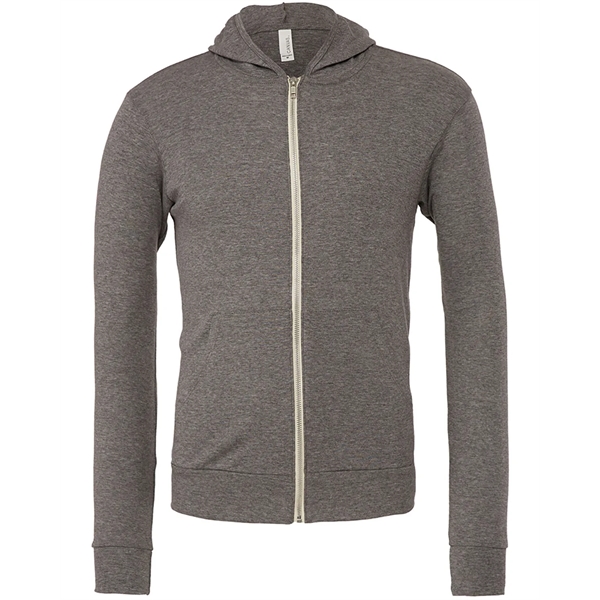 Bella + Canvas Unisex Triblend Full-Zip Lightweight Hoodie - Bella + Canvas Unisex Triblend Full-Zip Lightweight Hoodie - Image 28 of 43