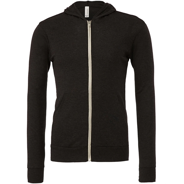 Bella + Canvas Unisex Triblend Full-Zip Lightweight Hoodie - Bella + Canvas Unisex Triblend Full-Zip Lightweight Hoodie - Image 32 of 43