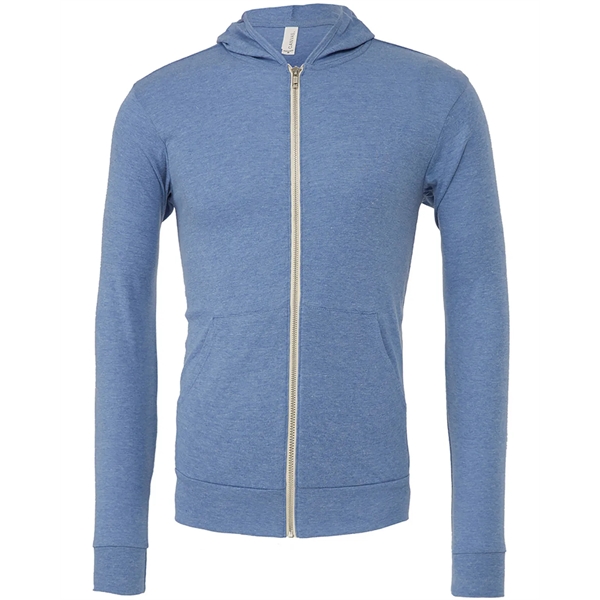 Bella + Canvas Unisex Triblend Full-Zip Lightweight Hoodie - Bella + Canvas Unisex Triblend Full-Zip Lightweight Hoodie - Image 36 of 43