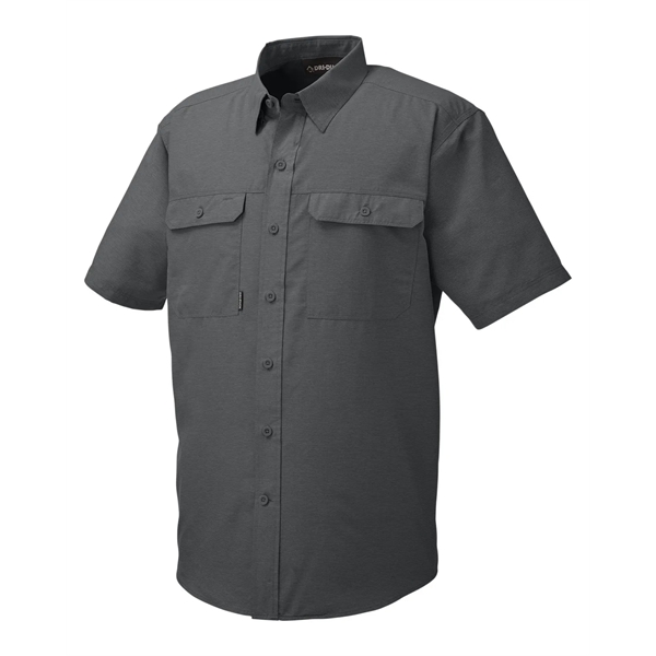 Dri Duck Men's Crossroad Dobby Short-Sleeve Woven Shirt - Dri Duck Men's Crossroad Dobby Short-Sleeve Woven Shirt - Image 15 of 20