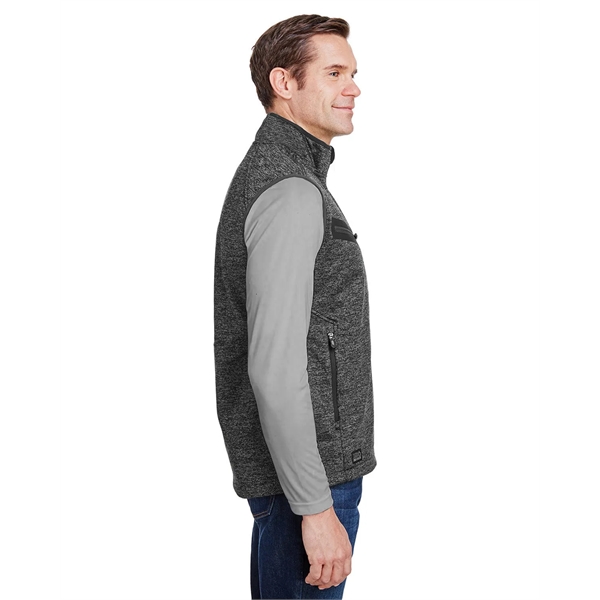 Dri Duck Compass Bonded Melange Sweater Fleece Vest - Dri Duck Compass Bonded Melange Sweater Fleece Vest - Image 4 of 4