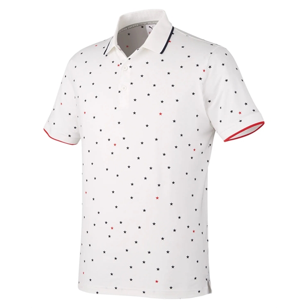 Puma Golf Men's Volition Skylight Patriotic Polo - Puma Golf Men's Volition Skylight Patriotic Polo - Image 6 of 7