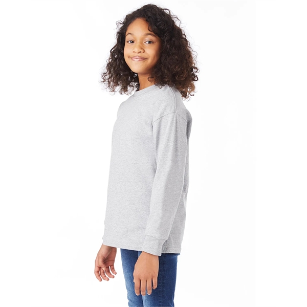 Hanes Youth Authentic-T Long-Sleeve T-Shirt - Hanes Youth Authentic-T Long-Sleeve T-Shirt - Image 35 of 46