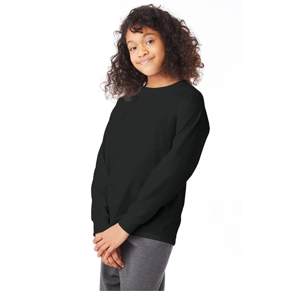 Hanes Youth Authentic-T Long-Sleeve T-Shirt - Hanes Youth Authentic-T Long-Sleeve T-Shirt - Image 41 of 46