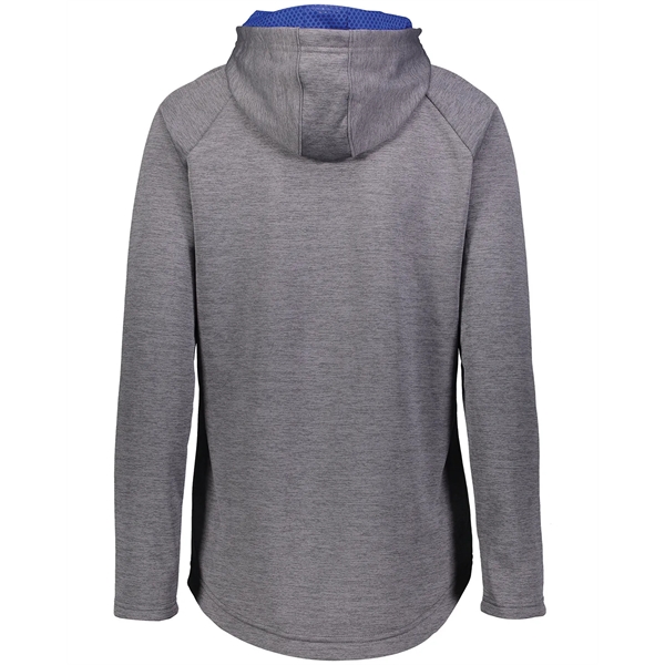 Ladies' Zoe Tonal Heather Full Zip Hoodie - Ladies' Zoe Tonal Heather Full Zip Hoodie - Image 10 of 11