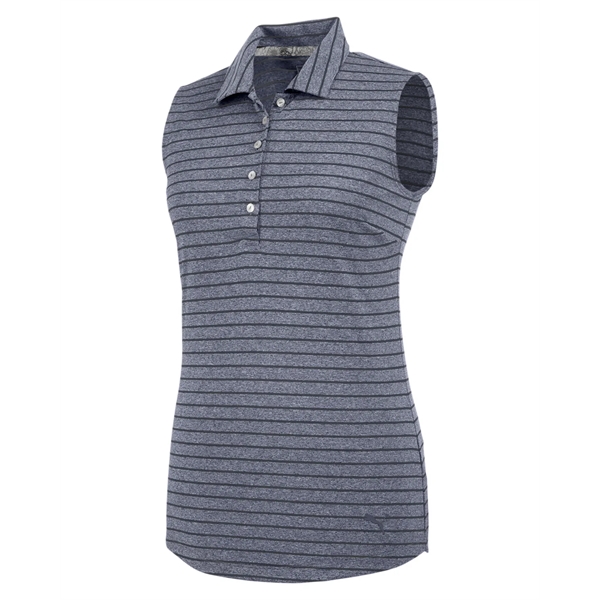 Puma Golf Ladies' Rotation Stripe Sleeveless Polo