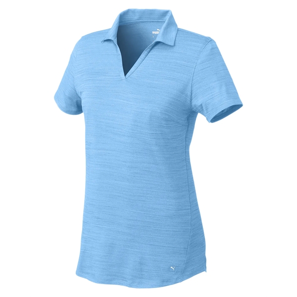 Puma Golf Ladies' Cloudspun Free V-Neck Polo - Puma Golf Ladies' Cloudspun Free V-Neck Polo - Image 23 of 39