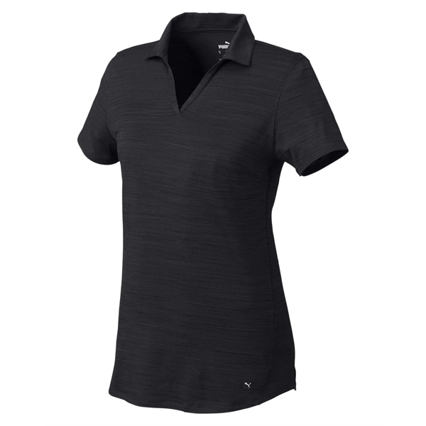 Puma Golf Ladies' Cloudspun Free V-Neck Polo - Puma Golf Ladies' Cloudspun Free V-Neck Polo - Image 33 of 39