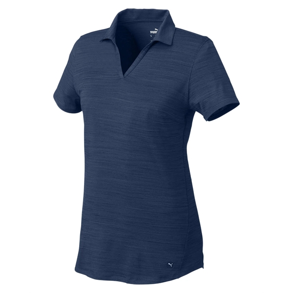 Puma Golf Ladies' Cloudspun Free V-Neck Polo - Puma Golf Ladies' Cloudspun Free V-Neck Polo - Image 38 of 39