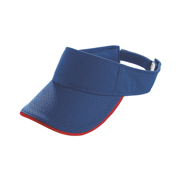 Youth Athletic Mesh Two-Color Visor - Youth Athletic Mesh Two-Color Visor - Image 2 of 10