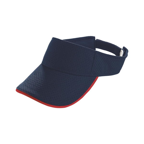 Youth Athletic Mesh Two-Color Visor - Youth Athletic Mesh Two-Color Visor - Image 3 of 10