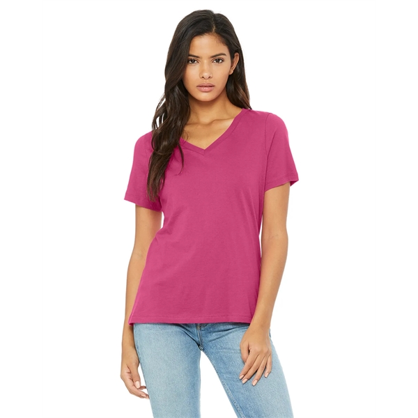Bella + Canvas Ladies' Relaxed Jersey V-Neck T-Shirt - Bella + Canvas Ladies' Relaxed Jersey V-Neck T-Shirt - Image 64 of 218