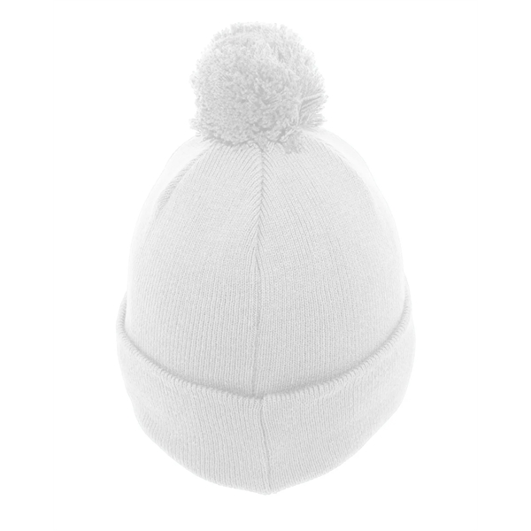 Pacific Headwear Knit Fold-Over Pom-Pom Beanie - Pacific Headwear Knit Fold-Over Pom-Pom Beanie - Image 62 of 130