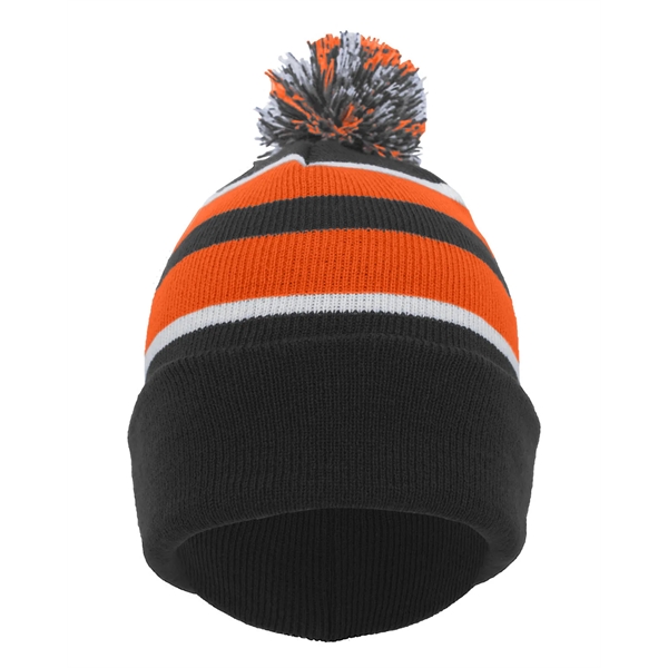 Pacific Headwear Knit Fold-Over Pom-Pom Beanie - Pacific Headwear Knit Fold-Over Pom-Pom Beanie - Image 9 of 130