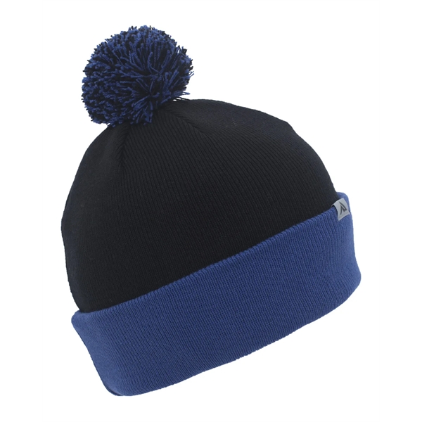 Pacific Headwear Knit Fold-Over Pom-Pom Beanie - Pacific Headwear Knit Fold-Over Pom-Pom Beanie - Image 86 of 130