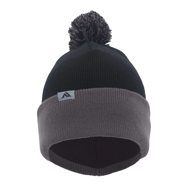 Pacific Headwear Knit Fold-Over Pom-Pom Beanie - Pacific Headwear Knit Fold-Over Pom-Pom Beanie - Image 32 of 130