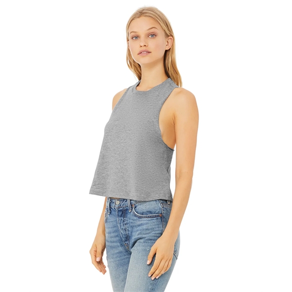 Bella + Canvas Ladies' Racerback Cropped Tank - Bella + Canvas Ladies' Racerback Cropped Tank - Image 60 of 116