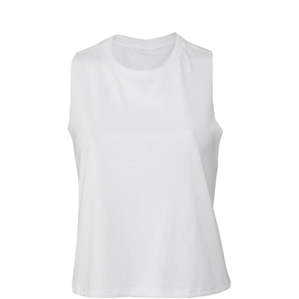 Bella + Canvas Ladies' Racerback Cropped Tank - Bella + Canvas Ladies' Racerback Cropped Tank - Image 100 of 116