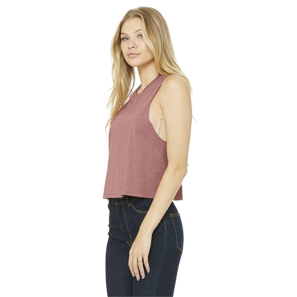 Bella + Canvas Ladies' Racerback Cropped Tank - Bella + Canvas Ladies' Racerback Cropped Tank - Image 104 of 116