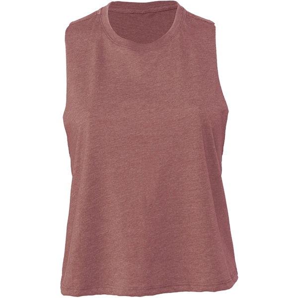 Bella + Canvas Ladies' Racerback Cropped Tank - Bella + Canvas Ladies' Racerback Cropped Tank - Image 106 of 116