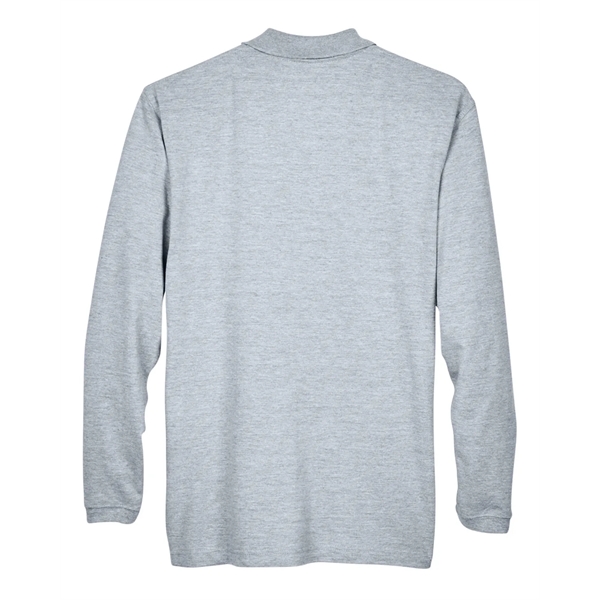 UltraClub Adult Long-Sleeve Classic Pique Polo - UltraClub Adult Long-Sleeve Classic Pique Polo - Image 33 of 42