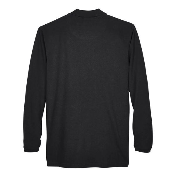 UltraClub Adult Long-Sleeve Classic Pique Polo - UltraClub Adult Long-Sleeve Classic Pique Polo - Image 36 of 42