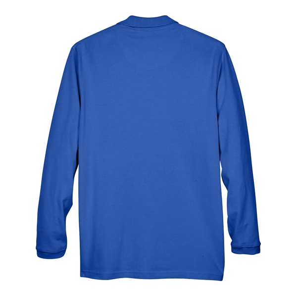 UltraClub Adult Long-Sleeve Classic Pique Polo - UltraClub Adult Long-Sleeve Classic Pique Polo - Image 39 of 42