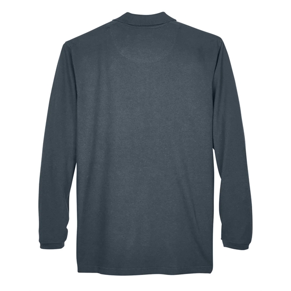 UltraClub Adult Long-Sleeve Classic Pique Polo - UltraClub Adult Long-Sleeve Classic Pique Polo - Image 42 of 42