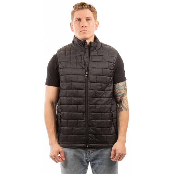 Burnside Adult Box Quilted Puffer Vest - Burnside Adult Box Quilted Puffer Vest - Image 1 of 15