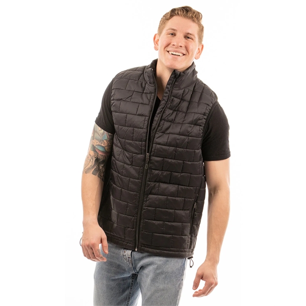 Burnside Adult Box Quilted Puffer Vest - Burnside Adult Box Quilted Puffer Vest - Image 11 of 15