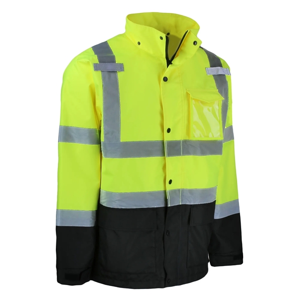Safety Brite Rain Jacket - Safety Brite Rain Jacket - Image 2 of 3