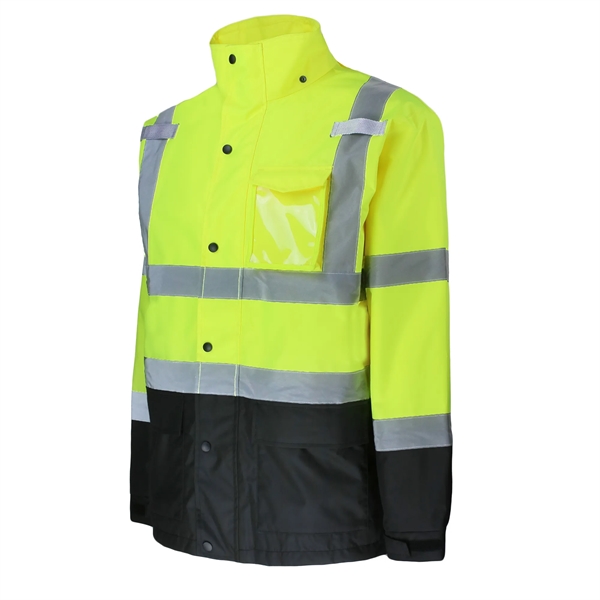 Safety Brite Rain Jacket - Safety Brite Rain Jacket - Image 3 of 3