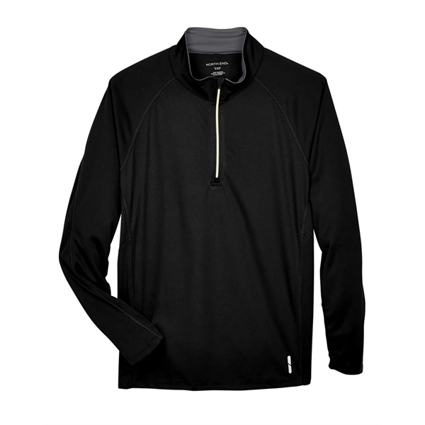 North End Men's Radar Quarter-Zip Performance Long-Sleeve... - North End Men's Radar Quarter-Zip Performance Long-Sleeve... - Image 34 of 44