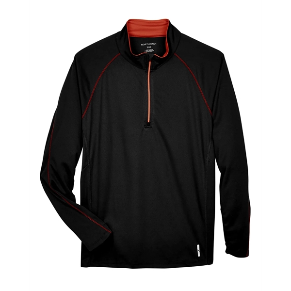 North End Men's Radar Quarter-Zip Performance Long-Sleeve... - North End Men's Radar Quarter-Zip Performance Long-Sleeve... - Image 40 of 44